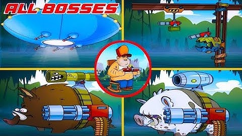 Swamp Attack - All Bosses In One Episode & Level