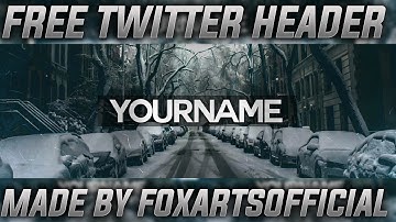 Free Photoshop CC 2017 Clean Twitter Cover 