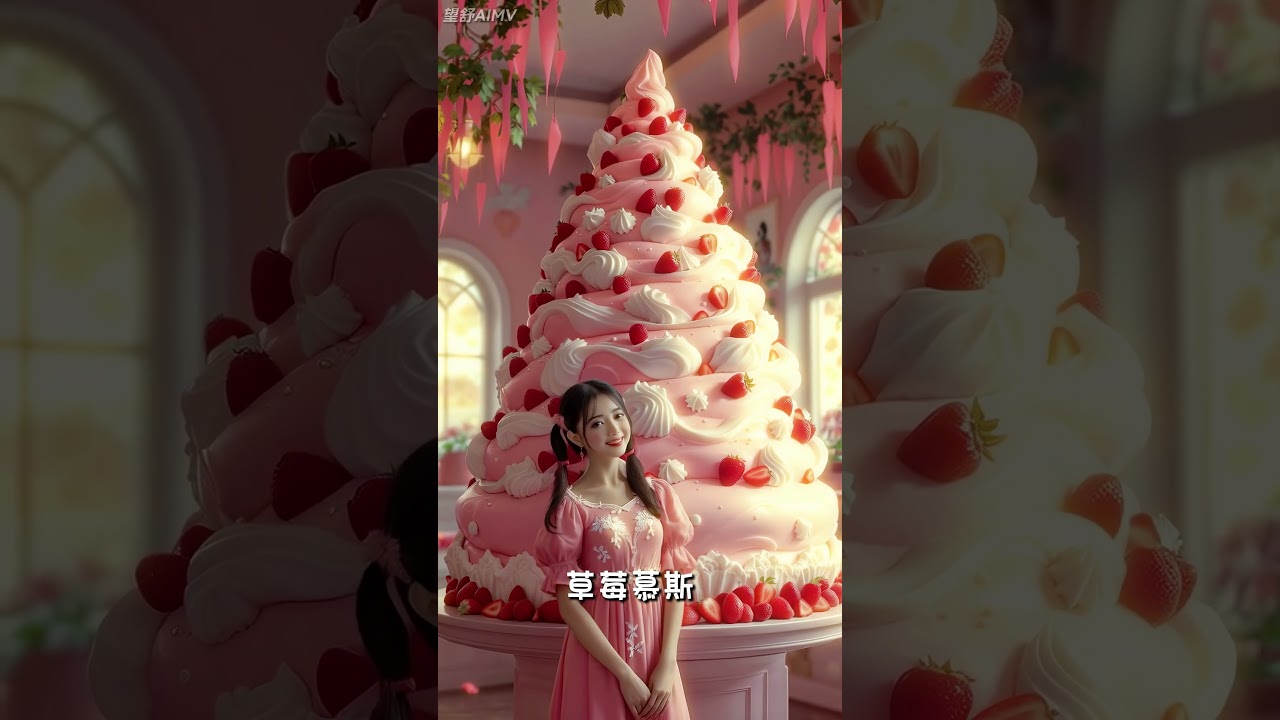Beautiful fairy tale about desserts