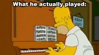 Pianos are Never Animated Correctly... (The Simpsons)