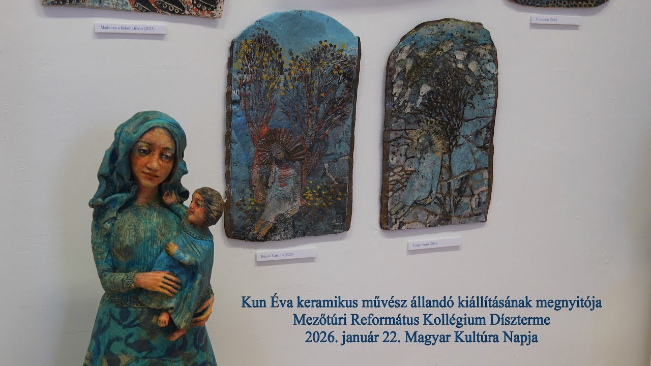 Kun Éva keramikusművész kiállítása