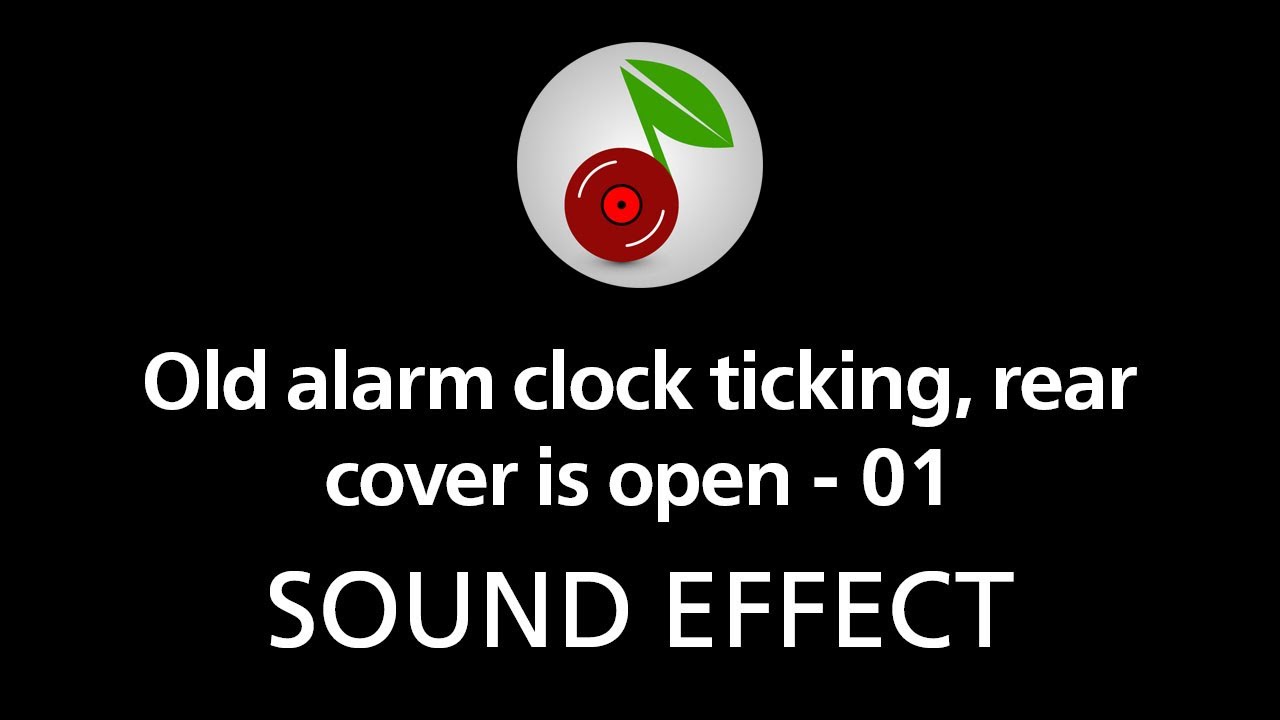 🎧 Old alarm clock ticking, rear cover is open 01 LOOPED SOUND EFFECT
