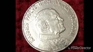 Pope John Paul II 1997 uncirculated collectable coins