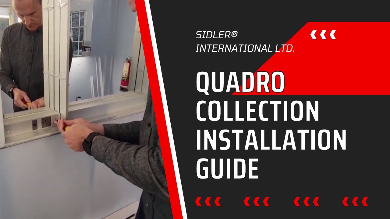 SIDLER QUADRO Collection Installation Guide YouTube