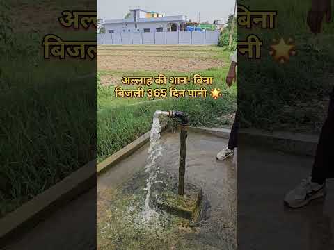 अल्लाह की शान! बिना बिजली 365 दिन पानी #AllahKiKudrat #SubhanAllah #Kapilvastu #ViralShorts #Amazing