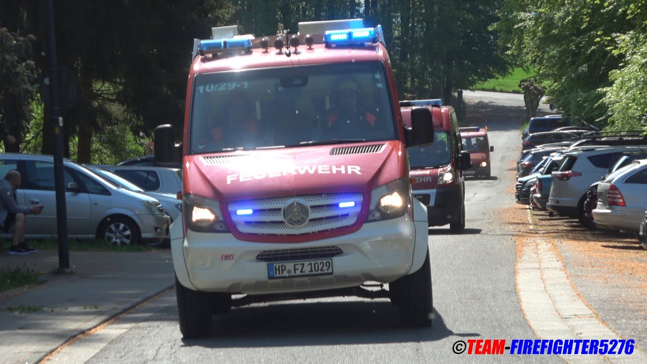 [Feuer in der Eleonoren Klinik] Großübung der Jugendfeuerwehren des Landkreis Bergstraße Bezirk 1