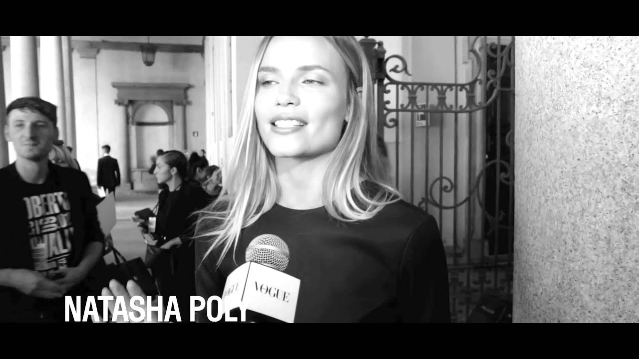 Natasha Poly Souhaite Un Joyeux Anniversaire A Vogue Paris Youtube