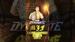 MJF Three-Time AEW World Championship Celebration TONIGHT on #AEWDynamite! 🏆 Shop Jazwares AEW