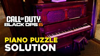 Black Ops 6 Piano Puzzle Solution