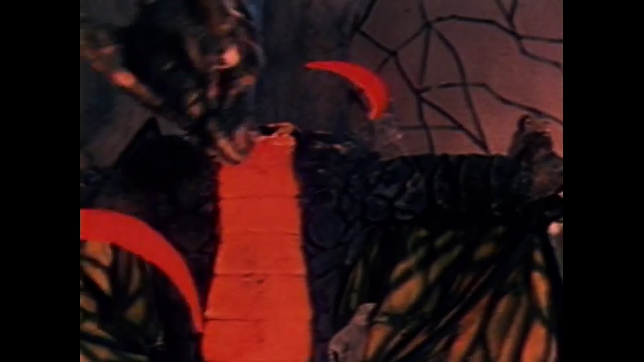 Infra-Man 1975 infinite headed dragon monster fight scene