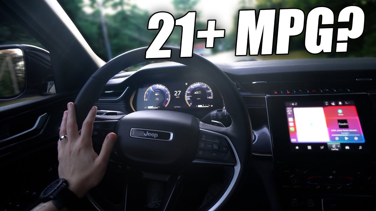 How Bad Is The Gas Mileage On The NEW Jeep Grand Cherokee? (V6 vs V8)