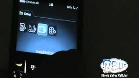 Setting Up Email on BlackBerry OS5