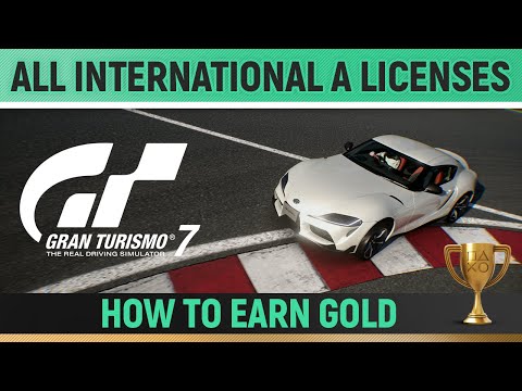 Gran Turismo 7 - All International A Licenses ???? How to Earn Gold - Guide + Reward Cars