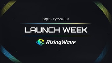 Launch Week Day 3: Python SDK