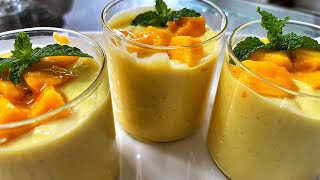 3 Ingredient Mango Mousse | Quick Mango Mousse Recipe | Mango Mousse Without Geletin Or Egg screenshot 5