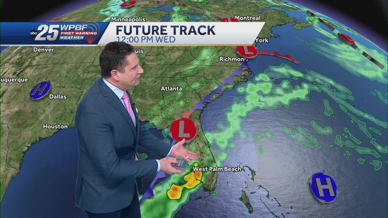 Strong cold front on the way - YouTube