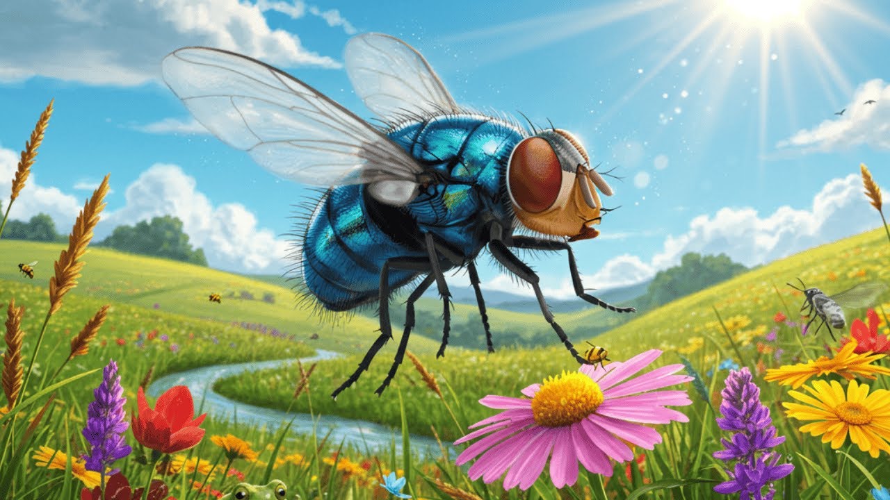 💚 Buzzing Blowflies: Nature’s Cleanup Crew! 🪰🌎 Fun Animals for Kids