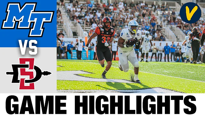 Middle Tennessee vs San Diego State | Hawaii Bowl | 2022 College Football Highlights