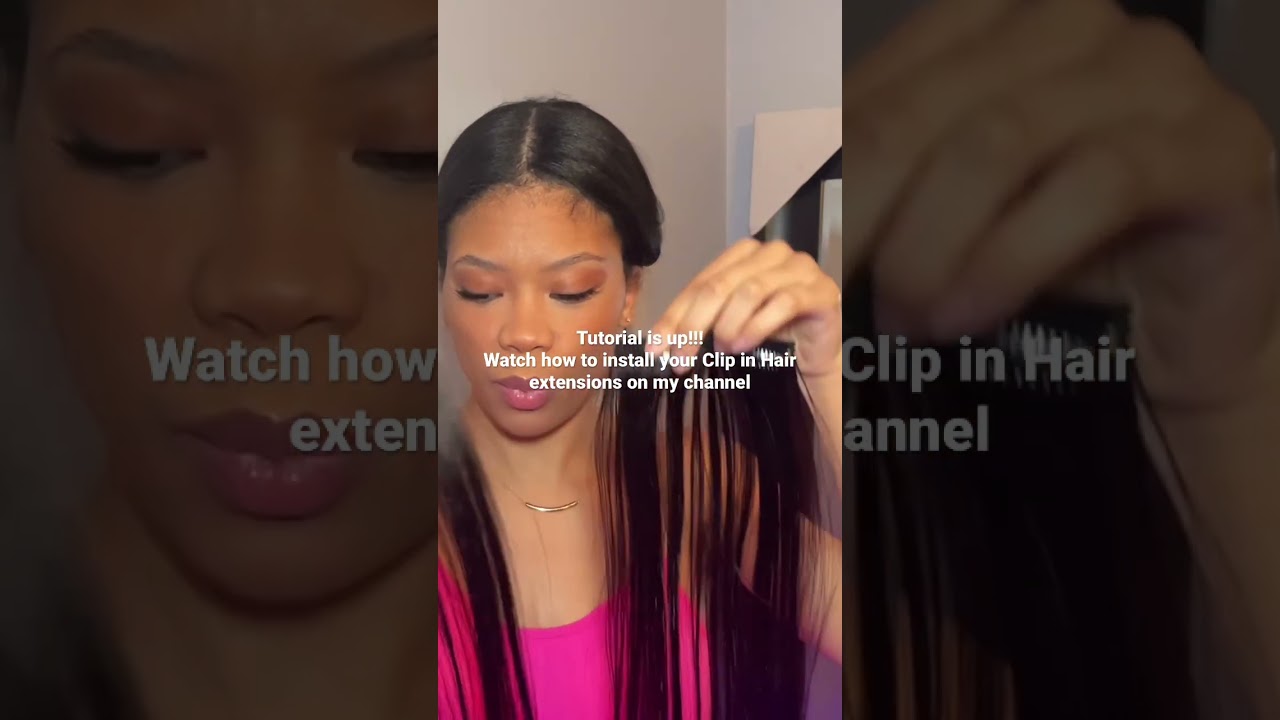 The BEST Amazon clip in hair extensions TUTORIAL 