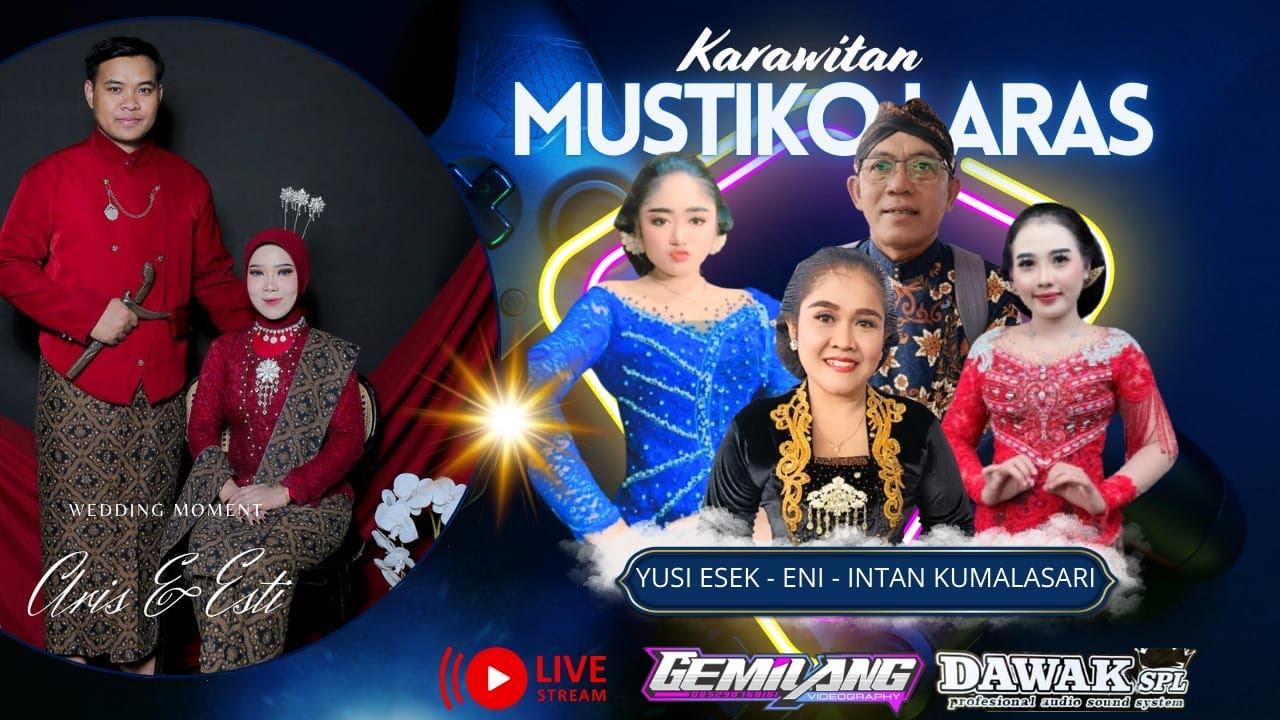 #LIVE KARAWITAN MUSTIKO LARAS  // WEDDING ARIS & ESTI // DAWAK AUDIO // 07 DES 2025