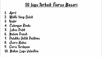 10 Lagu Terbaik Fiersa Besari Terbaru Fiersa Besari Full Album 2021 | Tanpa Iklan