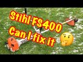 Stihl FS400 Brush Cutter ( Missing parts can I fix it 🤔 ) Strimmer Fix 🔧🔩⚙️