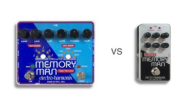Electro Harmonix Deluxe Memory Man Tap Tempo vs Nano Deluxe Memory Man