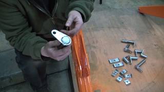 Repairing A Broken Loader Arm With New Pins And Bushings