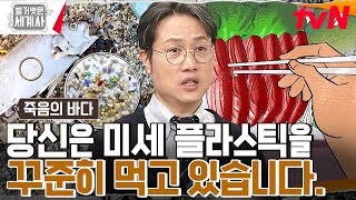 우리는 매주 신용카드 1장의 미세 플라스틱을 먹는다!😲 먹이사슬을 타고 돌아오는 미세 플라스틱 #벌거벗은세계사 EP.90 | tvN 230314 방송