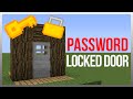 Minecraft 1.14: Redstone Tutorial - Password Locked Door v2