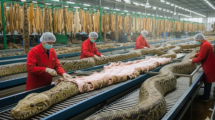 Inside Snake Leather Factory – From Snake Skin to Luxury Jacket (Full Process)