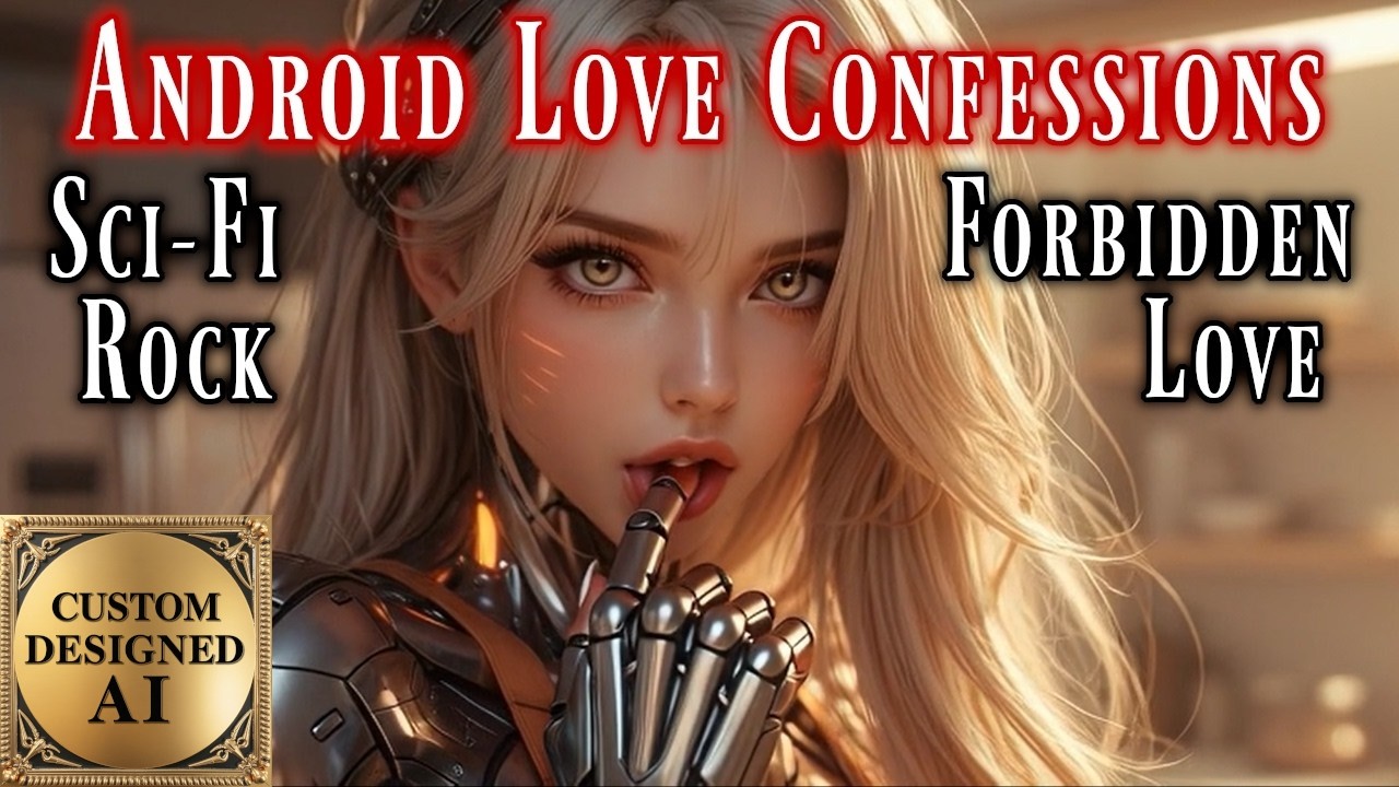 Android Love Confessions 🎼 1+ Hour Sci Fi Rock Music Album of Sentient Emotions 🎸 Replicant Rock