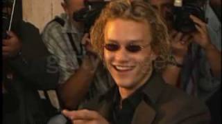 Heath Ledger at the premiere of The Patriot