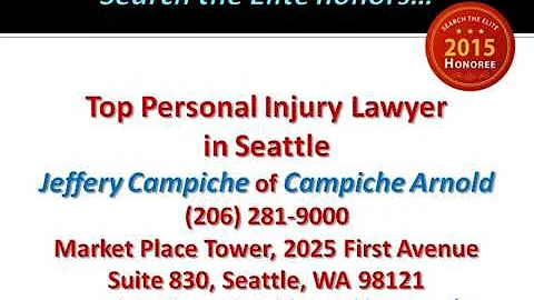 Jeffery Campiche Named a Top Personal Injury Lawye...