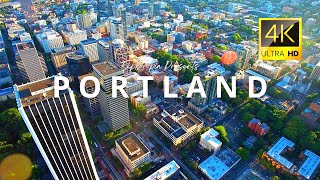 Portland, Oregon, USA 🇺🇸 in 4K ULTRA HD 60FPS Video by Drone
