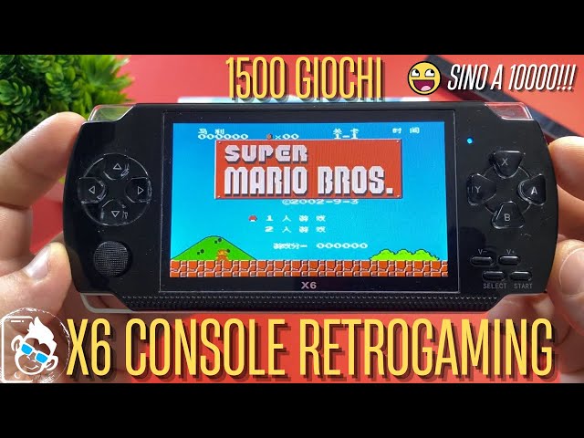 RETROGAMING - Console Portatile X6 RECENSIONE - LA MIGLIORE PSP CINESE  ECONOMICA - FANTASTICA!!! 