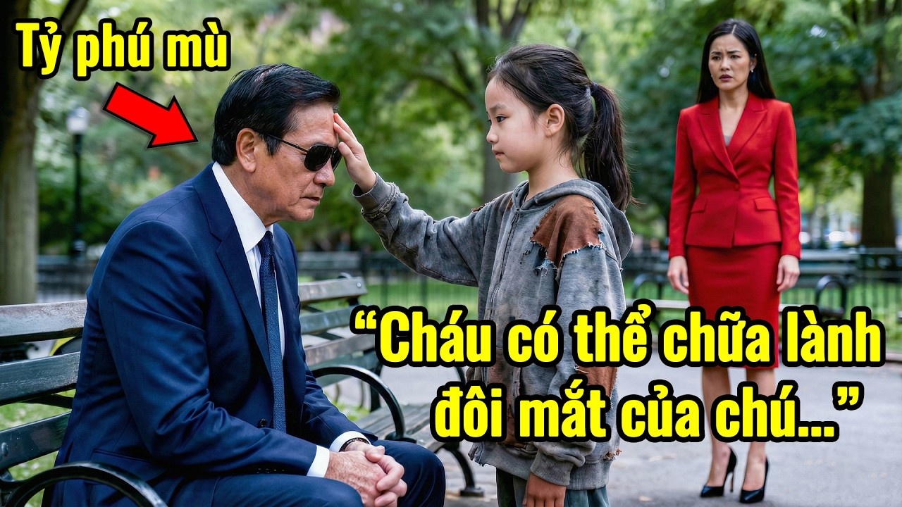 Cô bé nghèo nói với tỷ phú “Cháu có thể chữa lành mắt của chú” – rồi âm mưu tàn độc của cô vợ bị lộ!