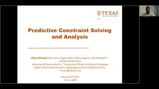Predictive Constraint Solving and Analysis