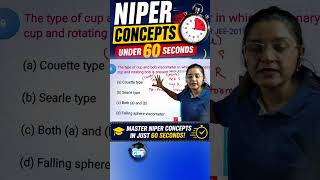 NIPER Concepts in 60 Seconds | Viscometer MCQ Trick #gdcenglish