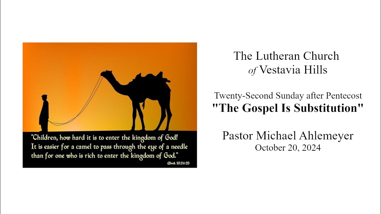 Twenty-Second Sunday after Pentecost - October 20, 2024 - YouTube