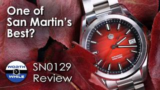 San Martin SN0129 Review - One of My Favorite Watches of the Year? - Red Desert Texture Dial