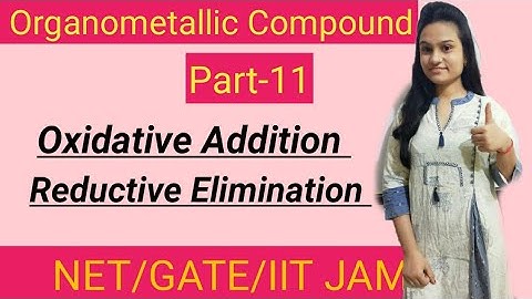 Oxidative addition & Reductive Elimination Reaction for NET GATE & IIT JAM by vinita Choudhary