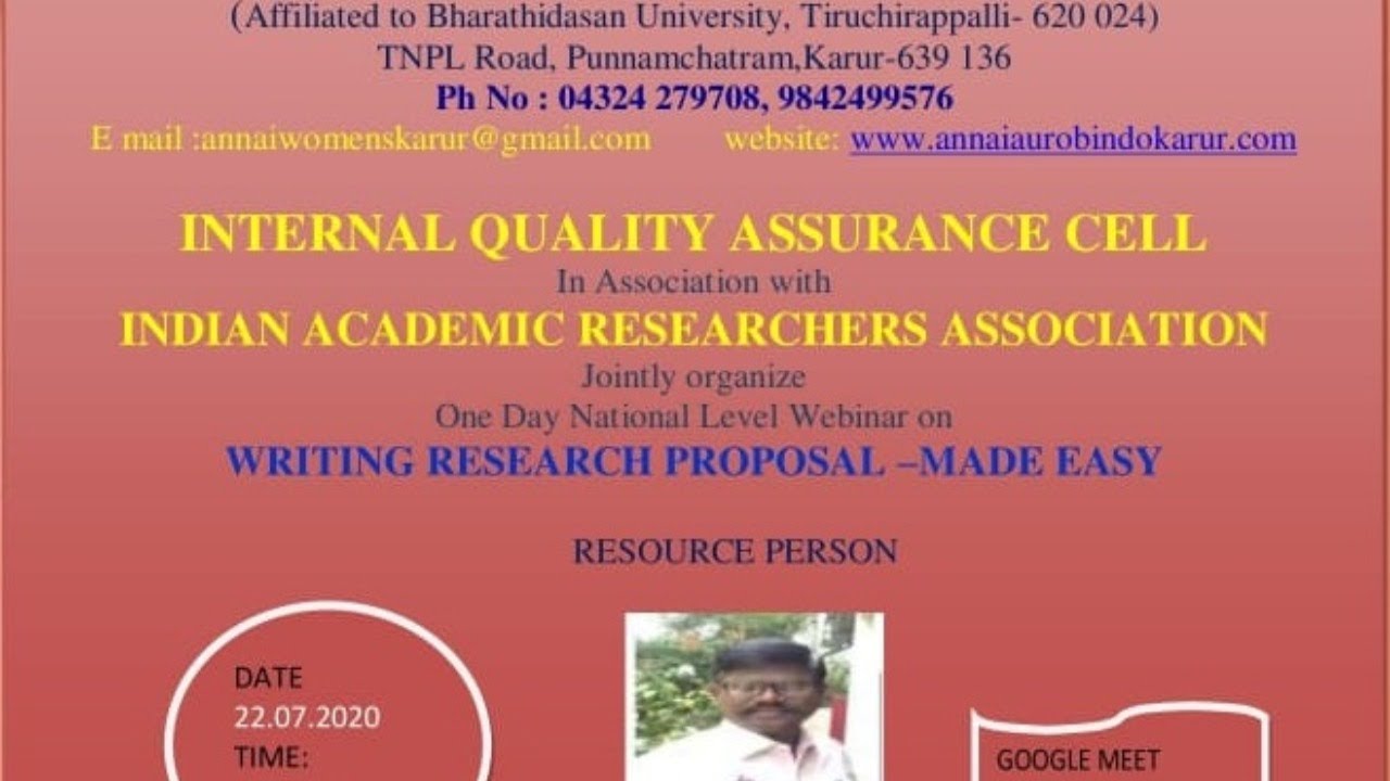 WRITING RESEARCH PROPOSAL - MADE EASY - YouTube