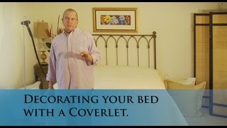 Making your bed with a Coverlet and Duvet Cover (www.verolinens.com)