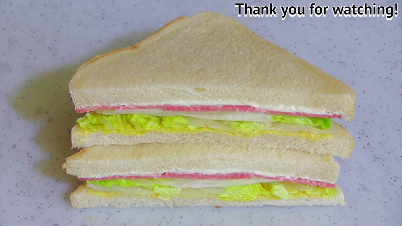How to make Salami Mustard Sandwich Recipe, Breakfast YouTube