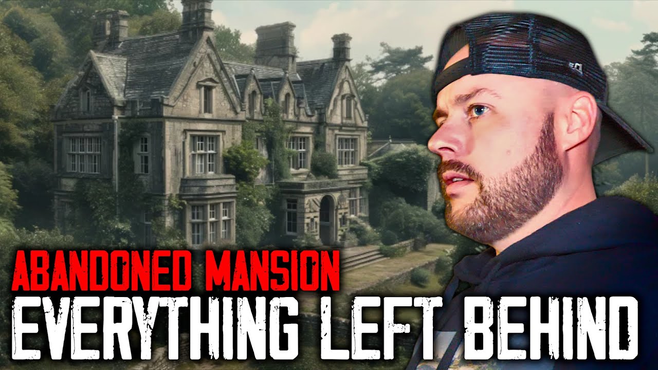 Inside the Most Incredible Abandoned Mansion – Everything Left Behind!