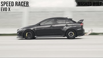 Speed Racer - Mitsubishi EVO X Masked Wolf (LANCER EVOLUTION X MUSIC VIDEO 4K)