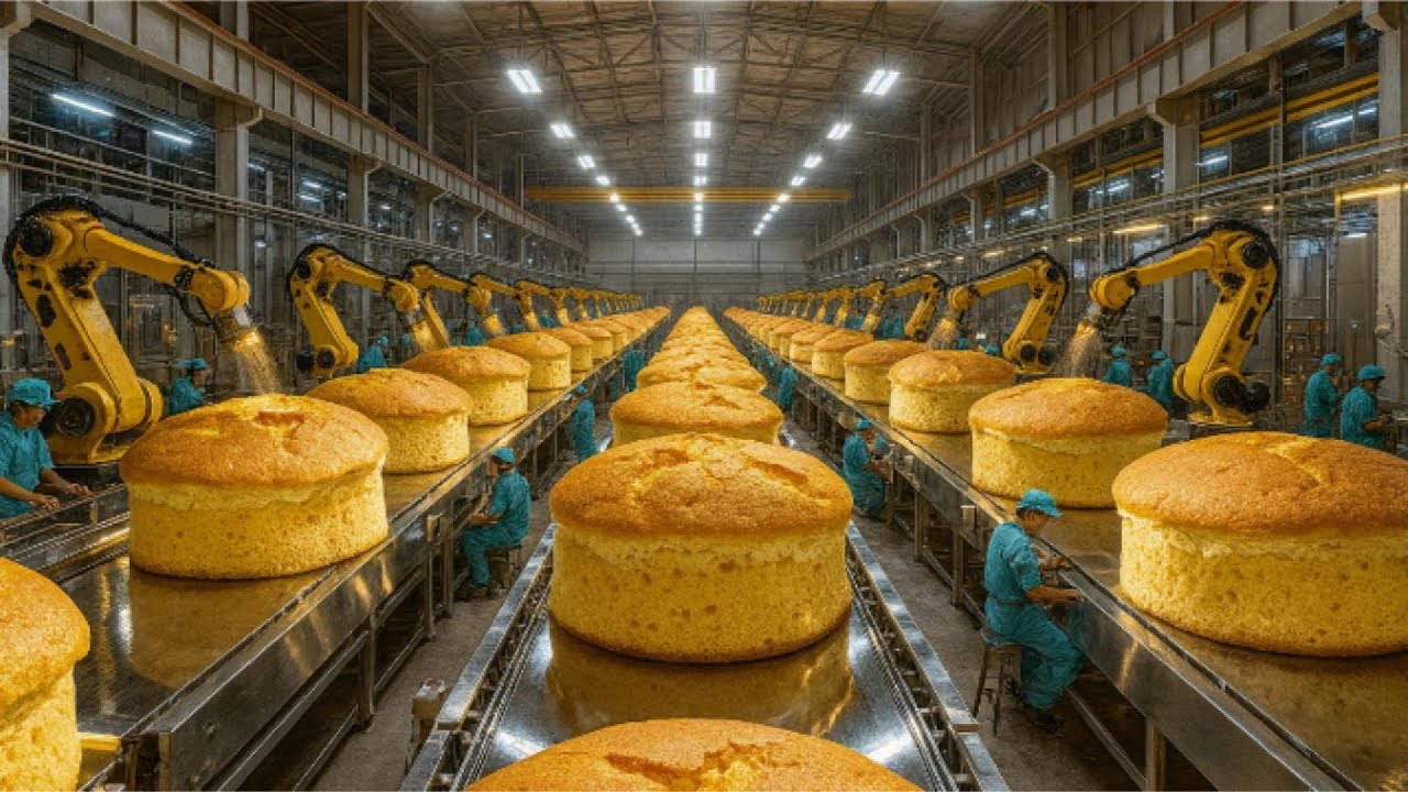 Inside the Sponge Cake Production Line: From Wheat to Packaged Cake ...