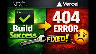 Build Successful… Still 404?! Next.js Vercel Fix 😱