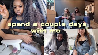 Come spend a couple days with me | matcha cafe, gym, hangouts with friends and church!!